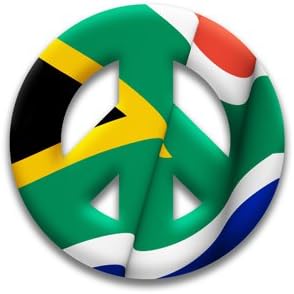 Peace Sign Magnet of South Africa by MEYOTO
