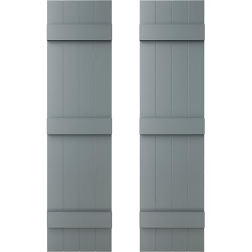 14 in. W x 59 in. H Builders Edge, Standard Four Board Joined (3 Batten), Board…