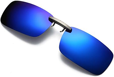 LUCA Clip on Flip up Detachable Night Vision Lens Driving Metal Polarized Lens For Prescription Glasses Sunglasses