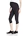 Ingrid & Isabel Active Knee Pant | Maternity Leggings | for Your Pregnancy Jet Black