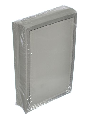 Briyar Cardboard Photo Folder Frame for 5x7 inch Pictures, Marble Gray (25 Pack)