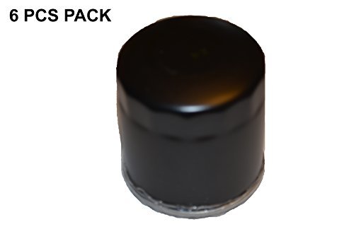 Pack of 6 Oil Filter for Kawasaki 49065-2057, 49065-2062, Tecumseh 36262,36563,36961