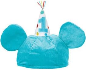 Amscan 1St Birthday Mickey Mouse Fabric Hat Party Supplies Mickey Fun To Be One
