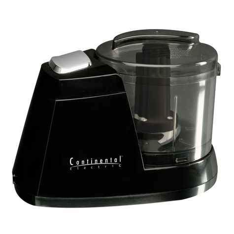 Click Here to See More Images Food Chopper 3 Cup Capacity Continental Electric
