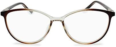 Non Prescription Cat Eye Reading Glasses for Women- Elegant Transparent Frame Retro Eyewears- Used for Working, Reading, Movie and Traveling