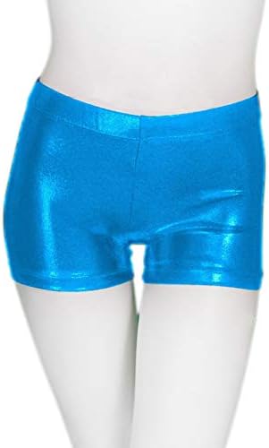 ZIZIAosva Little Big Girls' Sparkle Dance Tumbling Athletic Gymnastics Short 2-14Years