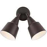 Generation Lighting 8560702-71 Large-Sized Outdoor Flood Light Adjustable Swivel Aluminum Flood Light, 2-Light 240 Total Watt