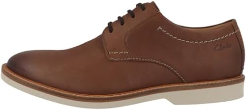 Herren Atticus Ltlace Oxford, Dark Tan Lea, 42 EU