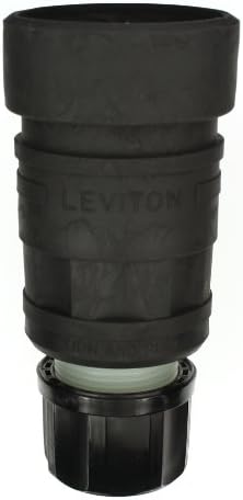 Leviton 29W76 30Amp 480Volt 3Py Locking Connector Industrial Grade Grounding Wetguard Yellow