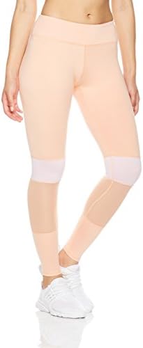 Mint Lilac Women's High Waist Training Leggings, Peach, Medium