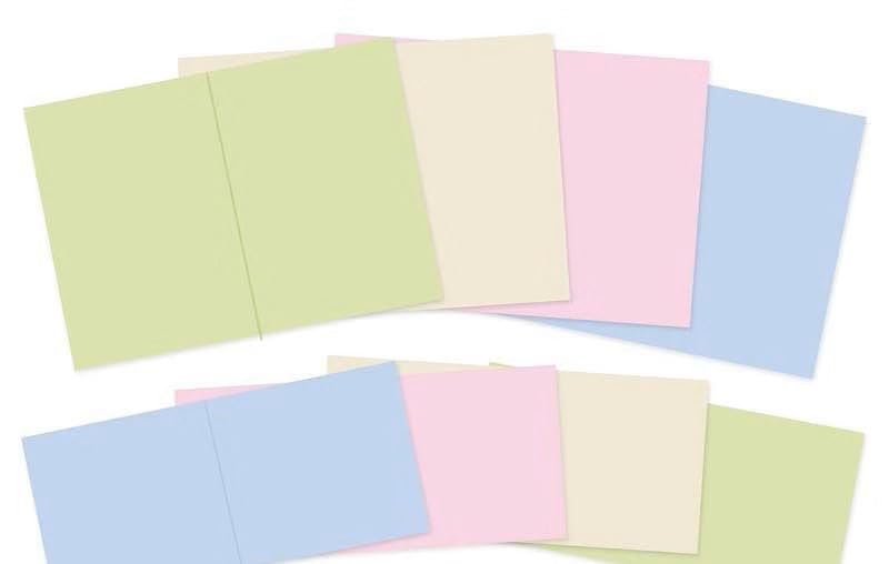 Hunkydory Crafts Spring Sensation Elegance Scored Card Blanks 6" x 6" and A5