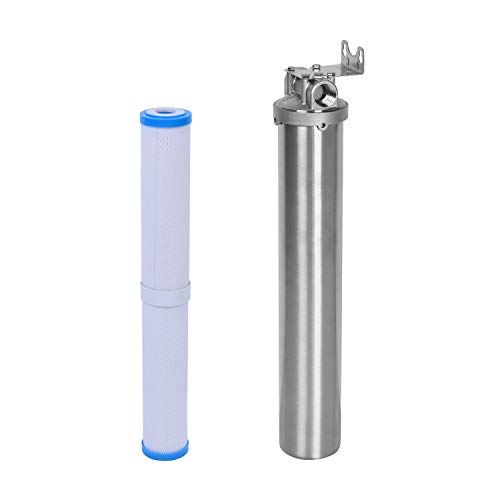 Hansing Gen2 Water Softener Alternative - Water Descaler System, Anti-clogging Scale Inhibition Inline Water System, Reduce Scale, Chlorine and Sediment, 3/4" FNPT