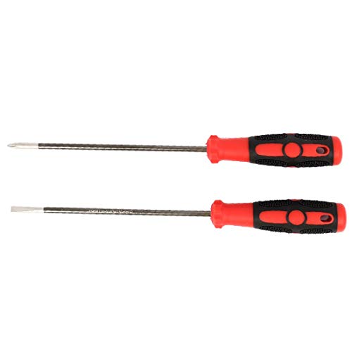 New Lon0167 5mmx150mm Kunststoffbeschichteter Vorgestellt Griff Chrom-Vanadium-Stahl-Schraubendreher-Satz 2 zuverlässige… – Bild 4