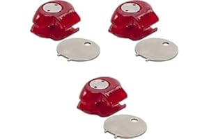 Paifeancodill Trigger Lock, Set of 3 Universal Finger Trigger Lock, Trigger Lock, Gun Locks Keyed Alike Safety Firearms Pisto