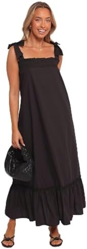 Style & Co Women's Maxi Dress Black Size Petite S at Amazon Women's  Clothing store