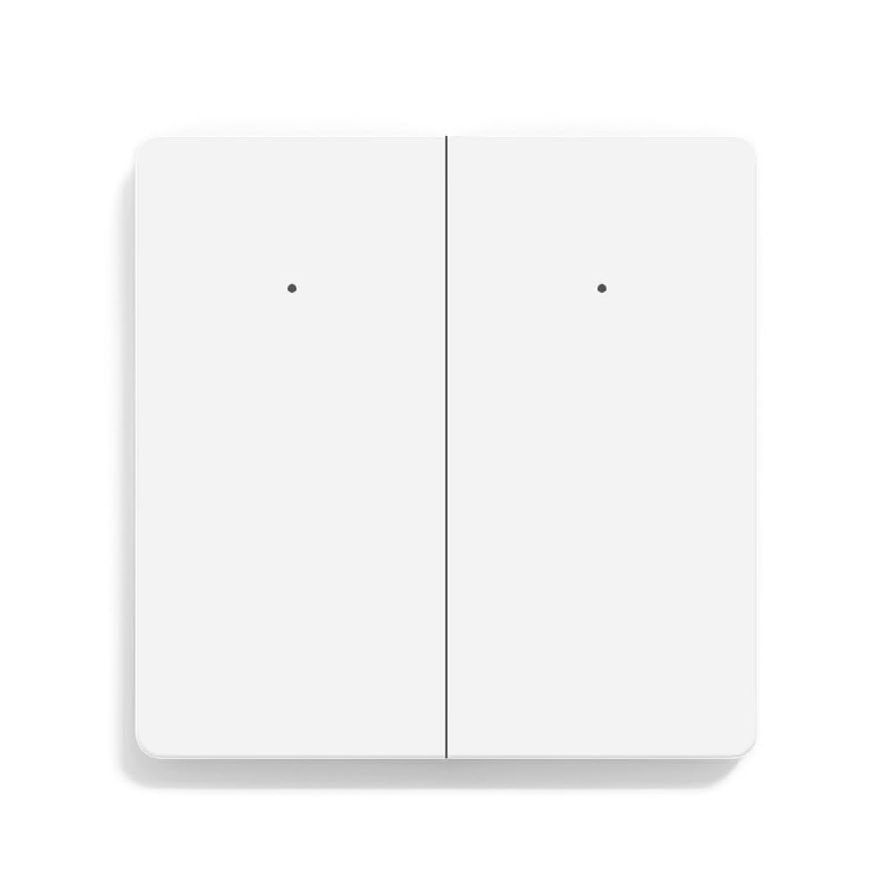 Matter over WiFi Smart Light Switch, Smart Push Button Switches for Lights, Work with Homekit Smartthings Google Home App, Neutral Wire Needed