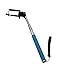 OOOUSE Extendable Selfie Handheld Stick Monopod with Adjustable Phone Holder and Bluetooth Wireless Remote Shutter for iPhone Samsung and other Smartphones (Blue with Shutter)