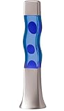 Creative Motion Liquid Groovy S Shape Motion Lamp, Blue Wax/Blue