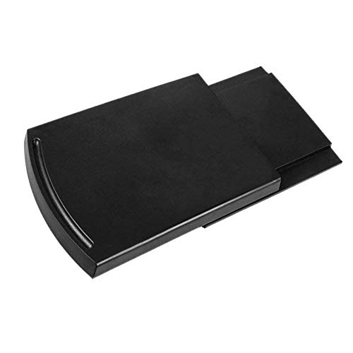 2 Pcs Kitchen Caddy Sliding Coffee Tray 12", Plainmarsh Premium BPA-Free ABSSliding Kitchen Under Cabinet Appliance Moving Caddy with Smooth Rolling Wheels (Black, 2 Pack)