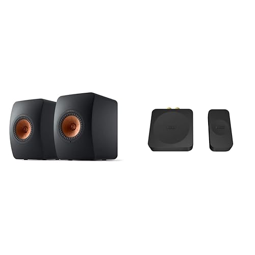 KEF LS50 Wireless II (Pair, Carbon Black) KEF KW1 Wireless