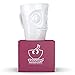 TASSEN Porcelain Mug with Handle, Tasty Face Edition, 11 oz. White (Single Coffee Mug) Coffee Cup