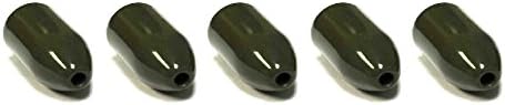 Interwebz 5 Pack Tungsten Bullet Worm Weight for Bass Fishing Pitching and Flipping Sinker - Multiple Sizes and Colors Available