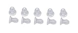 10 x Coodio Nipple Earbud Ear Tips Replacement Earpiece For Two Way Radio Transparent Acoustic Tube