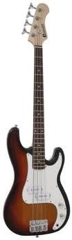 showking Electric Kids Bass ANDESITE, sunburst - - Beginners Bass Guitar for Kids/P Bass