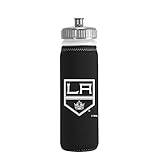 NHL Los Angeles Kings Van Metro Sports Bottle, Black, 22-ounce