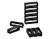 RuenTech Fastener Ring Compatible with Garmin Forerunner 225 Bands(Pack of 10) , Silicone Connector Security Loop for Forerunner 225 Replacement Band