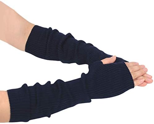 Flammi フレミ アームウォーマー 指なしアームカバー 手首 ハンドウォーマー カシミヤ レディース ロング手袋 セール特価品 防寒 冷え対策