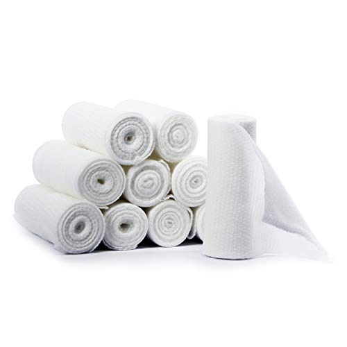 MED PRIDE Conforming Gauze Rolls First Aid Rolled Stretch Bandages for