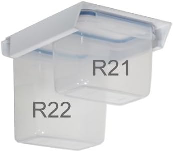 GetStorganized BrackeTainer A-3 with Komax Biokips R22 & R21, White