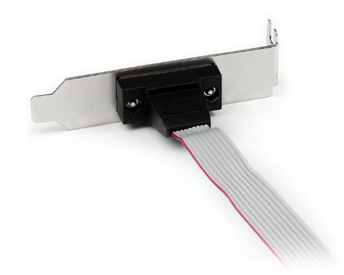 StarTech.com 1 Port 16-Inch DB9 Serial Port Bracket to 10 Pin Header - Low Profile (PLATE9M16LP)