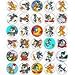 30 x Edible Cupcake Toppers – Tom and Jerry Themed Collection of Edible Cake Decorations | Uncut Edible Prints on Wafer Sheet