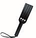 Black Leather and Steel Adult BDSM Spanking Paddle Prop. Weighted Kinky Toy Sex Play Discipline Object with Flogger Whip Slap Accessory Hot Funthumb 2