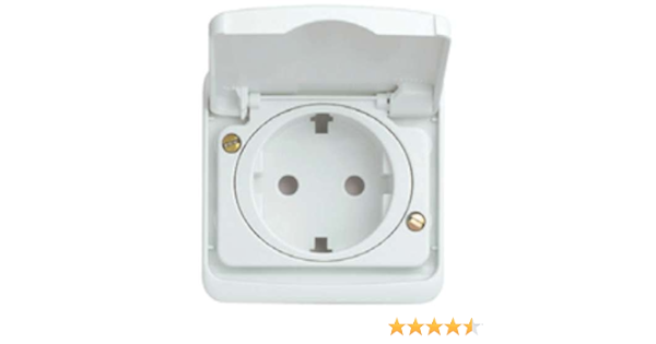 Niessen arco - Tapa enchufe schuko con tapa serie arco ...
