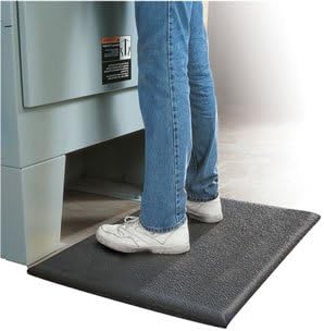 Antifatigue Mat - Safety Comfort Floormat - "AirLift Standard" - 02' x 03' - 5/8" Extra Thick - Textured Surface - Black