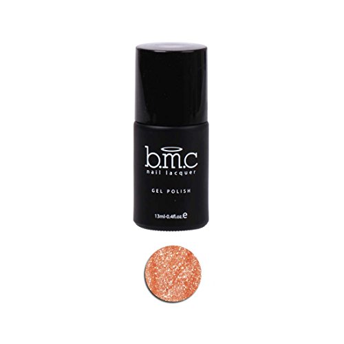 BMC Creamy Soft Peach Glitter UV/LED Nail Lacquer Gel Polish - A Moment In Time Collection, Cherish Me BMC Creamy Soft Peach Glitter UV/LED Nail Lacquer Gel Polish - A Moment In Time Collection, Cherish Me
