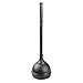 InterDesign Kent Bathware, Toilet Plunger and Holder for Bathroom Storage - Black