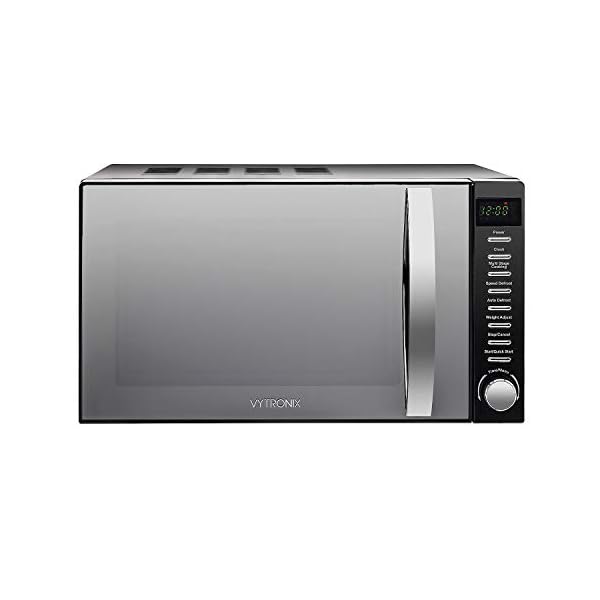 VYTRONIX VY-HMO800 800W Digital Microwave Oven | Freestanding Microwave with 5 Power Levels, Clock & Timer Function…
