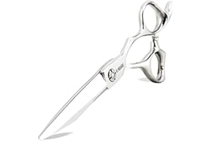 Barber Scissors Hair Scissors Hair Shears Professional Haircut Scissors 6 Inch 440c Barber Shears Sharp Hair Cutting Scissors KINSARO