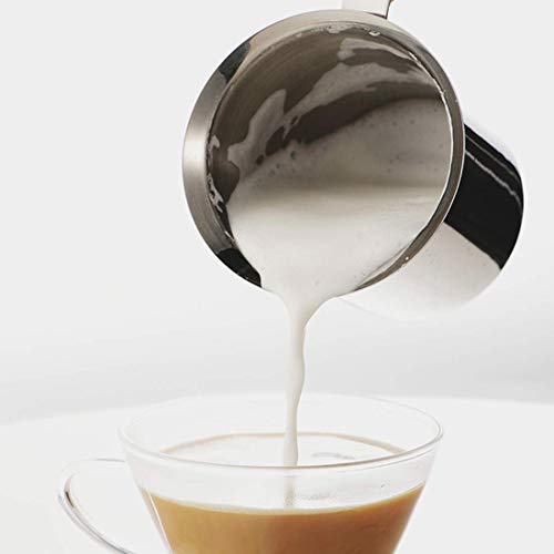 Elektrischer Schneebesen, Handpumpe-Milchaufschäumer aus Edelstahl, manuell betriebener Präzisionsfilter… – Bild 3