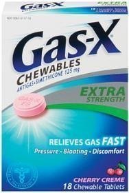 Gas-x extra strength cherry creme chewable tablets 18-c…