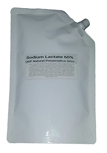 Sodium Lactate 60% USP Natural Preservative 32oz
