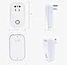HEANTTV S20 wifi Wireless Remote Control Switch Smart Timer US Plug Smart Home Power Socket Via App Phone White (S20)