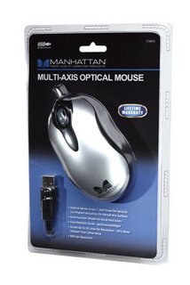 Manhattan USB Multi-Axis Optical Mouse 173810