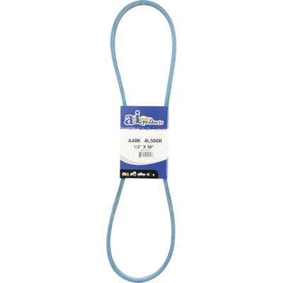 Pix A & I Products Blue Kevlar V-Belt with Kevlar Cord - 50in.L x 1/2in.W, Model# A48K/4L500K