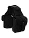Tough 1 Canvas Saddle Bag for Horses - Black