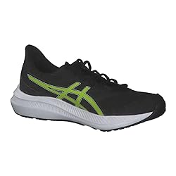 ASICS Men's Jolt 4 Sneaker, Black Lime, 7.5